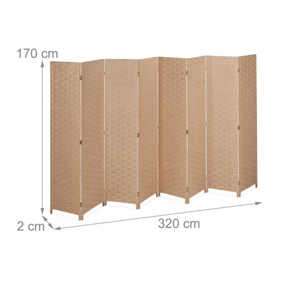 Northix Schermo 8 parti in natura  