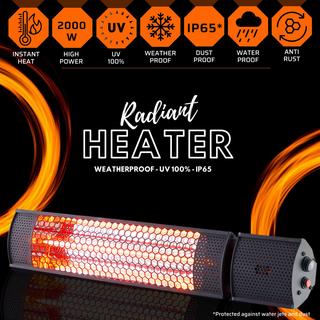 STARLYF Radiant Heater-Radiateurs radiants pour espaces extérieurs  
