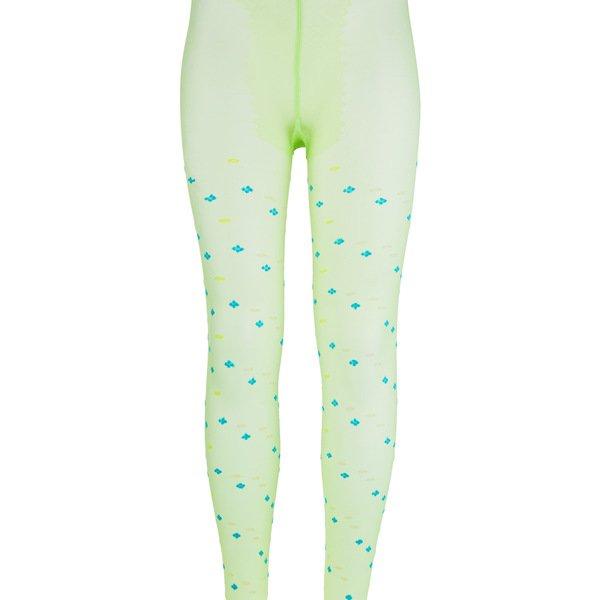 Tectake  St. Patrick’s Day Feinstrumpfhose mit Kleeblättern und Punkten 