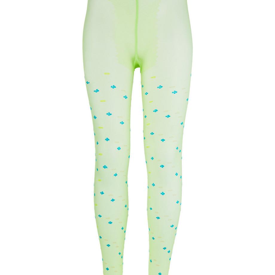 Tectake  St. Patrick’s Day Feinstrumpfhose mit Kleeblättern und Punkten 