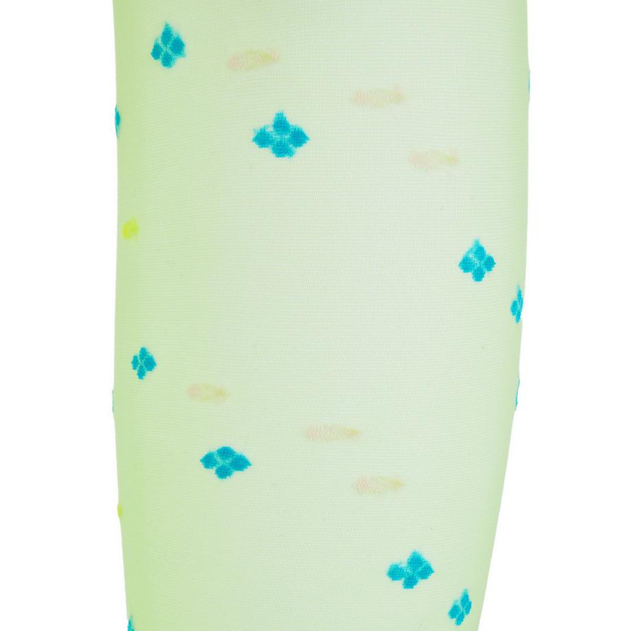 Tectake  St. Patrick’s Day Feinstrumpfhose mit Kleeblättern und Punkten 