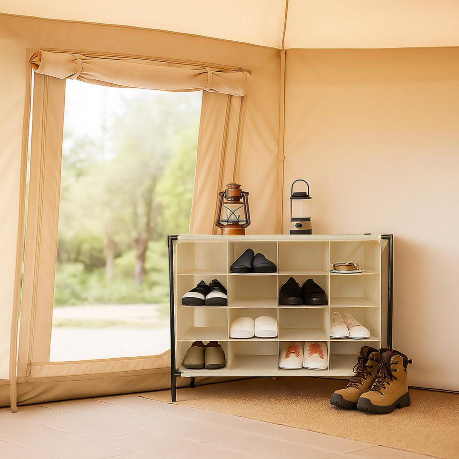 Northix Scarpiera espandibile, 16 paia  