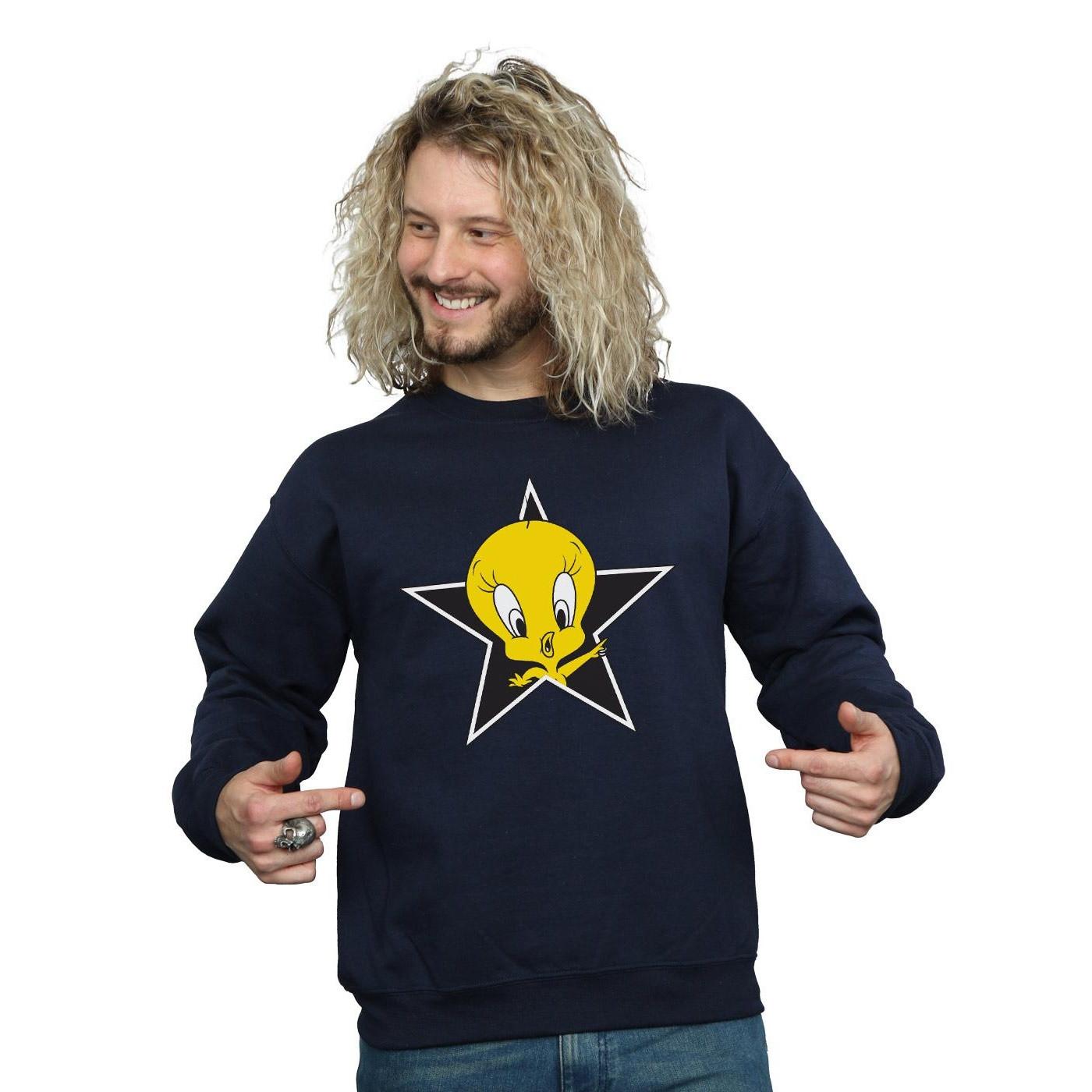 LOONEY TUNES  Tweety Pie Star Sweatshirt 