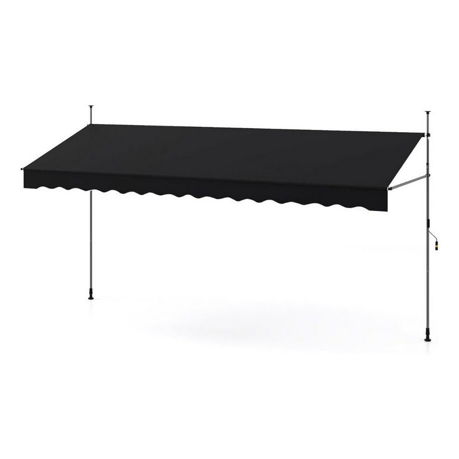 Einziehbare Markise, Installation ohne Bohren