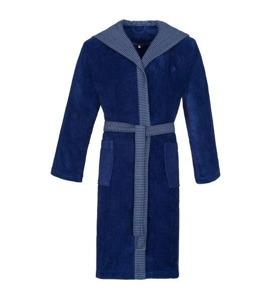 Image of Domenico Bademantel Unisex Blau Denim Dunkel L