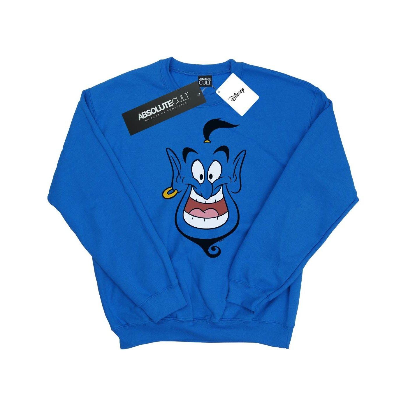 Image of Aladdin Genie Face Sweatshirt Herren Königsblau 3XL