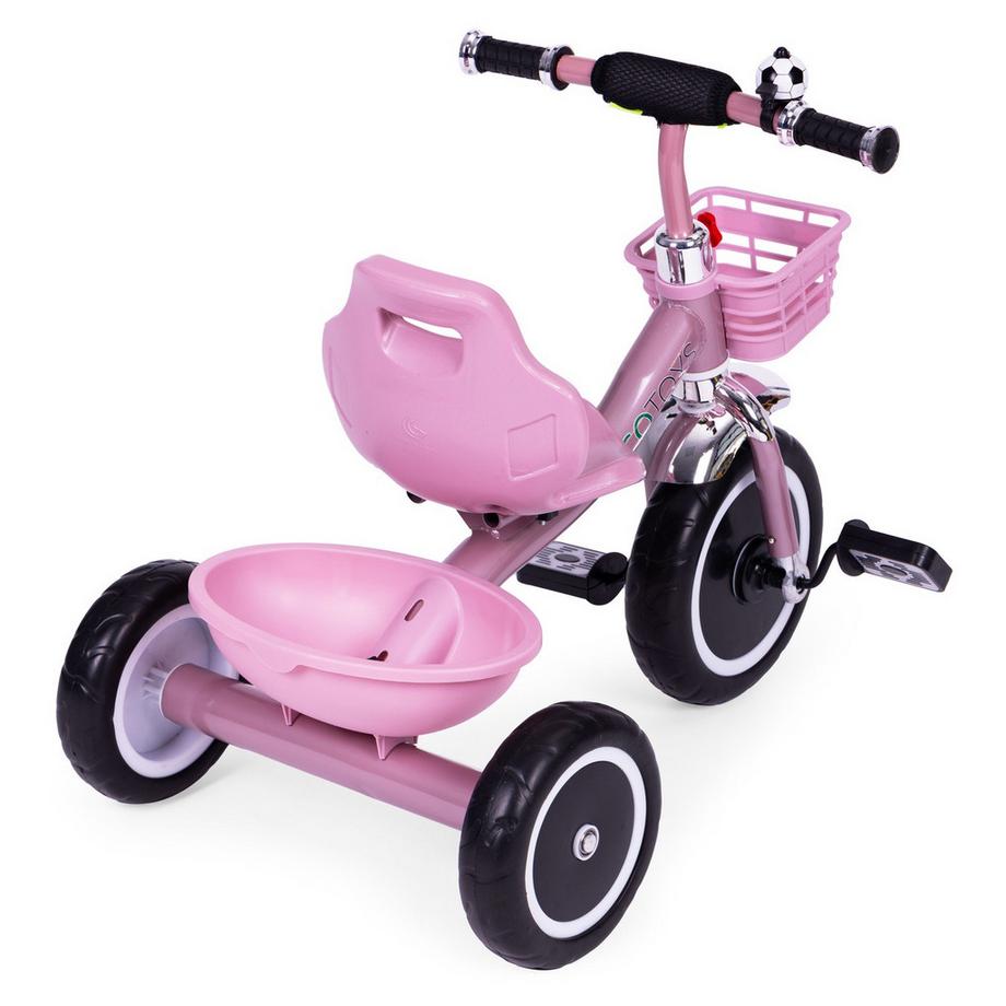 Northix  Triciclo con manopole antiscivolo, campanello, cestino 