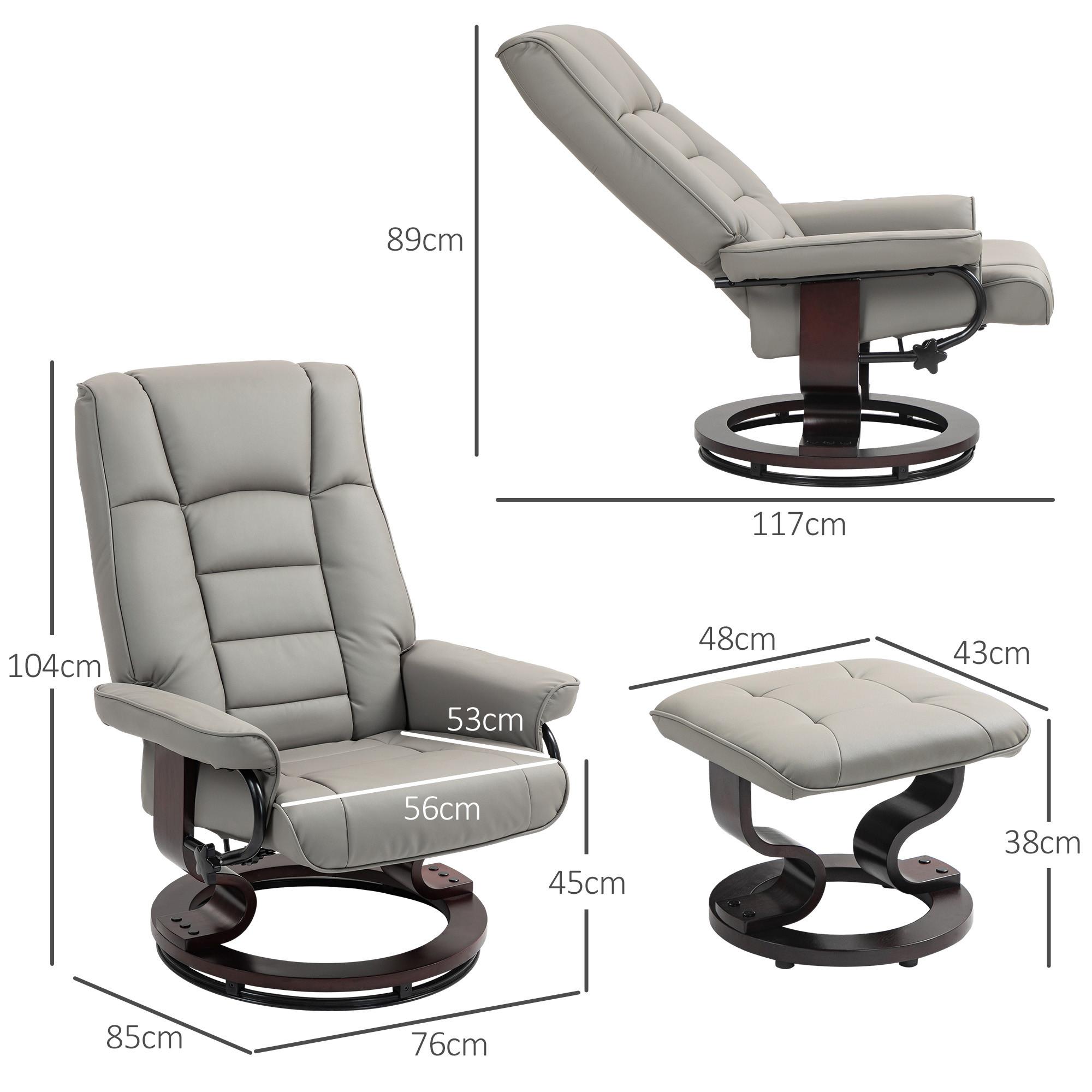 HOMCOM Fauteuil de relaxation  