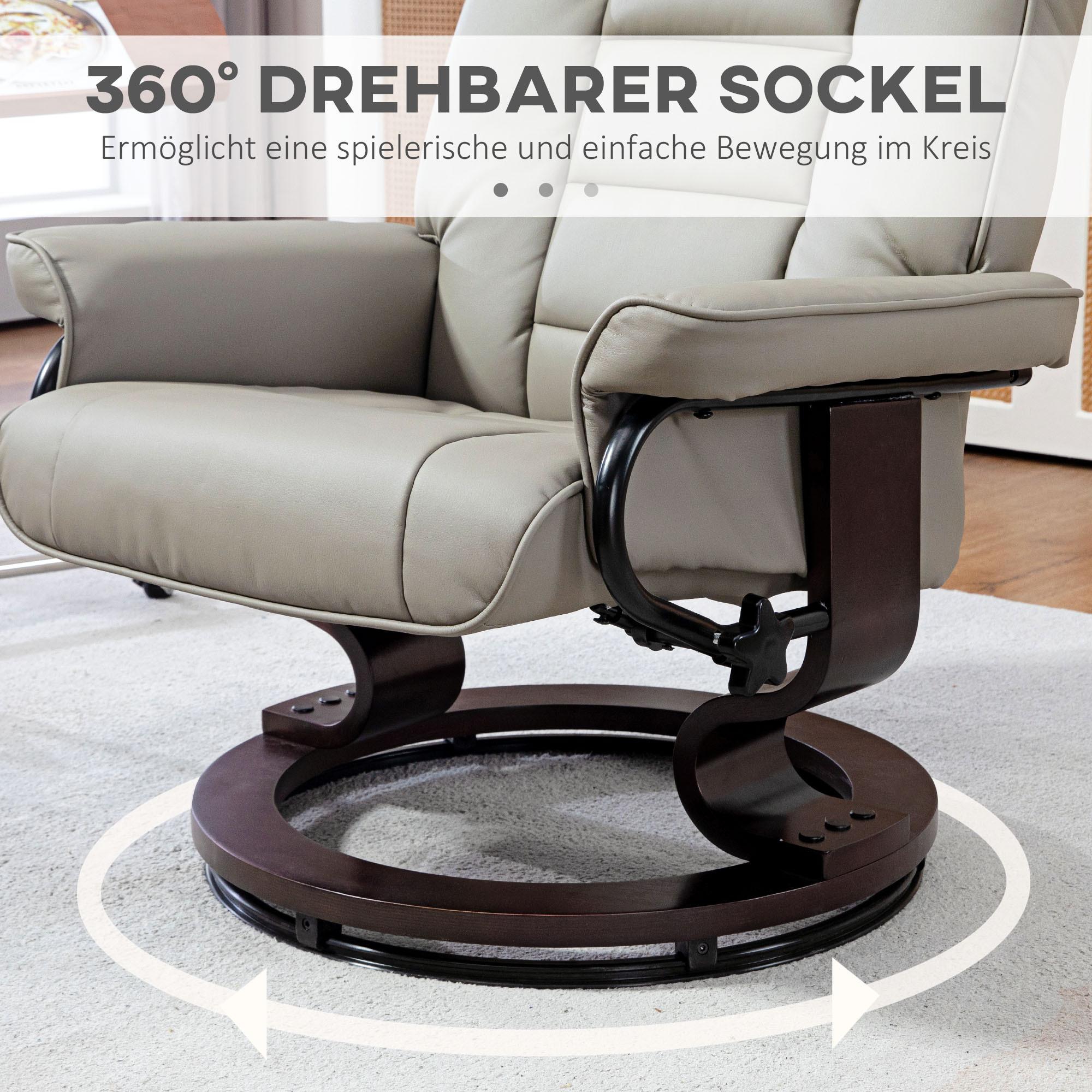 HOMCOM Fauteuil de relaxation  