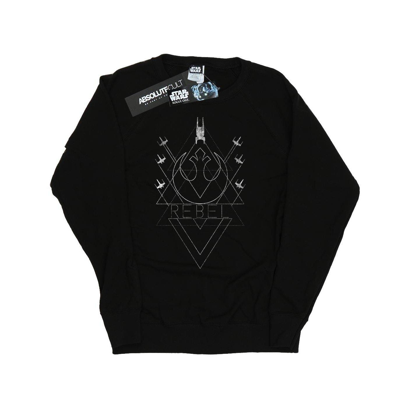 Image of Rogue One Rebel Triangle Sweatshirt Damen Schwarz XXL