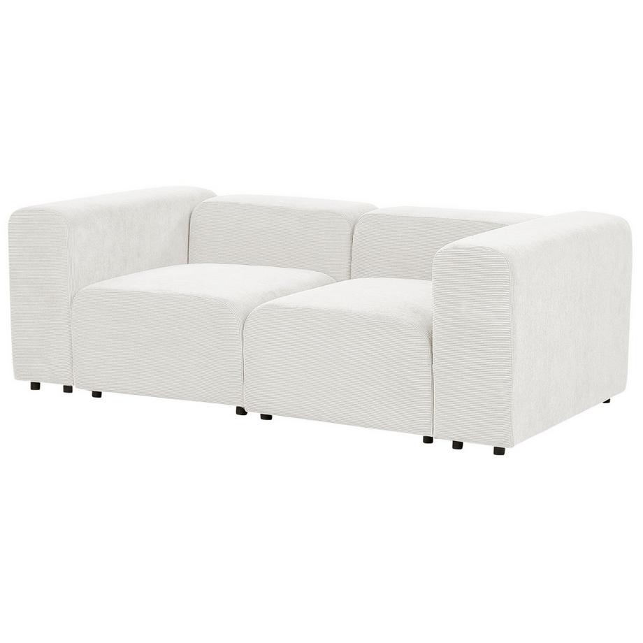 Beliani 2 Sitzer Sofa aus Cord Modern FALSTERBO  
