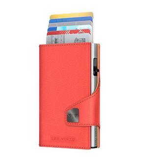Tru Virtu Click & Slide Vegan Bio Apple Coral/Silber Portefeuille  