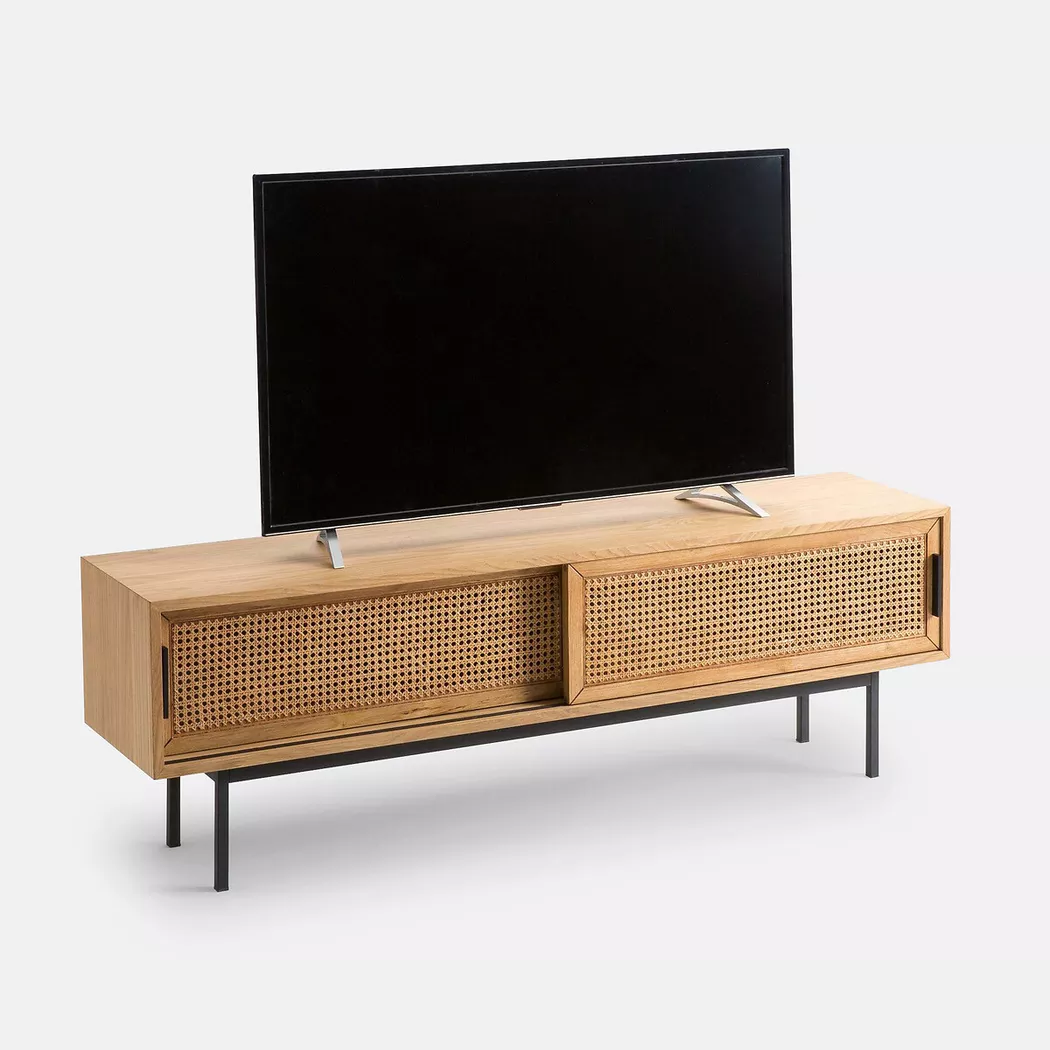 La Redoute Intérieurs - TV-Möbel Waska aus Eiche, One Size, Beige