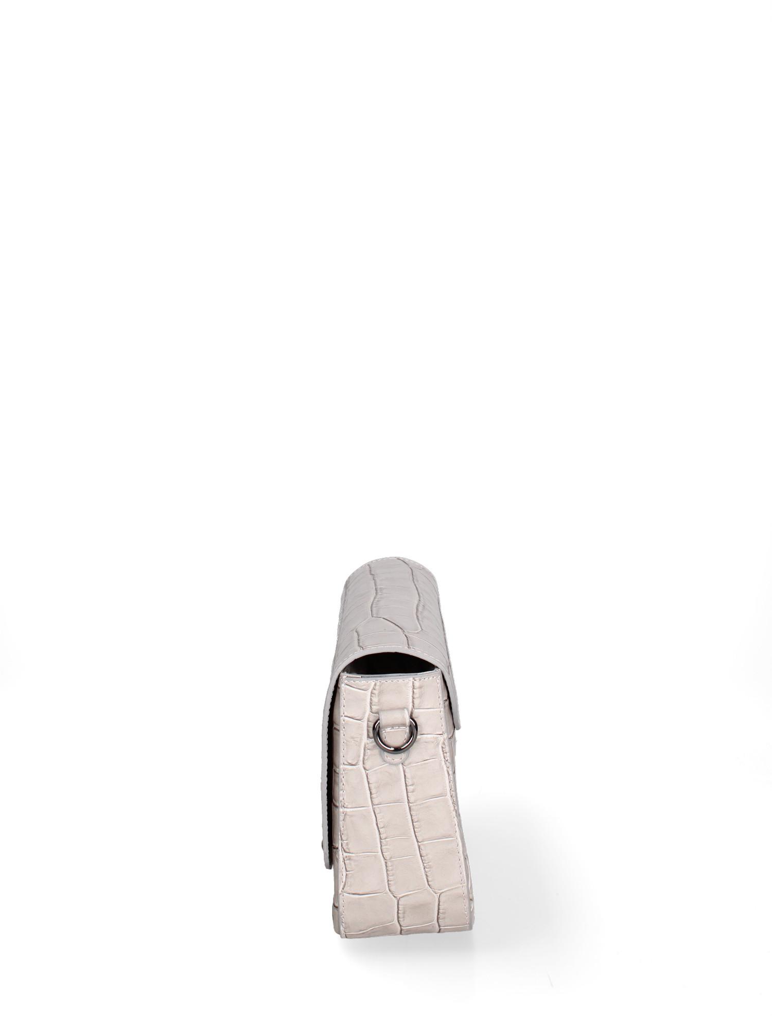 JOHN RICHMOND Borsa a tracolla con stampa coccodrillo  