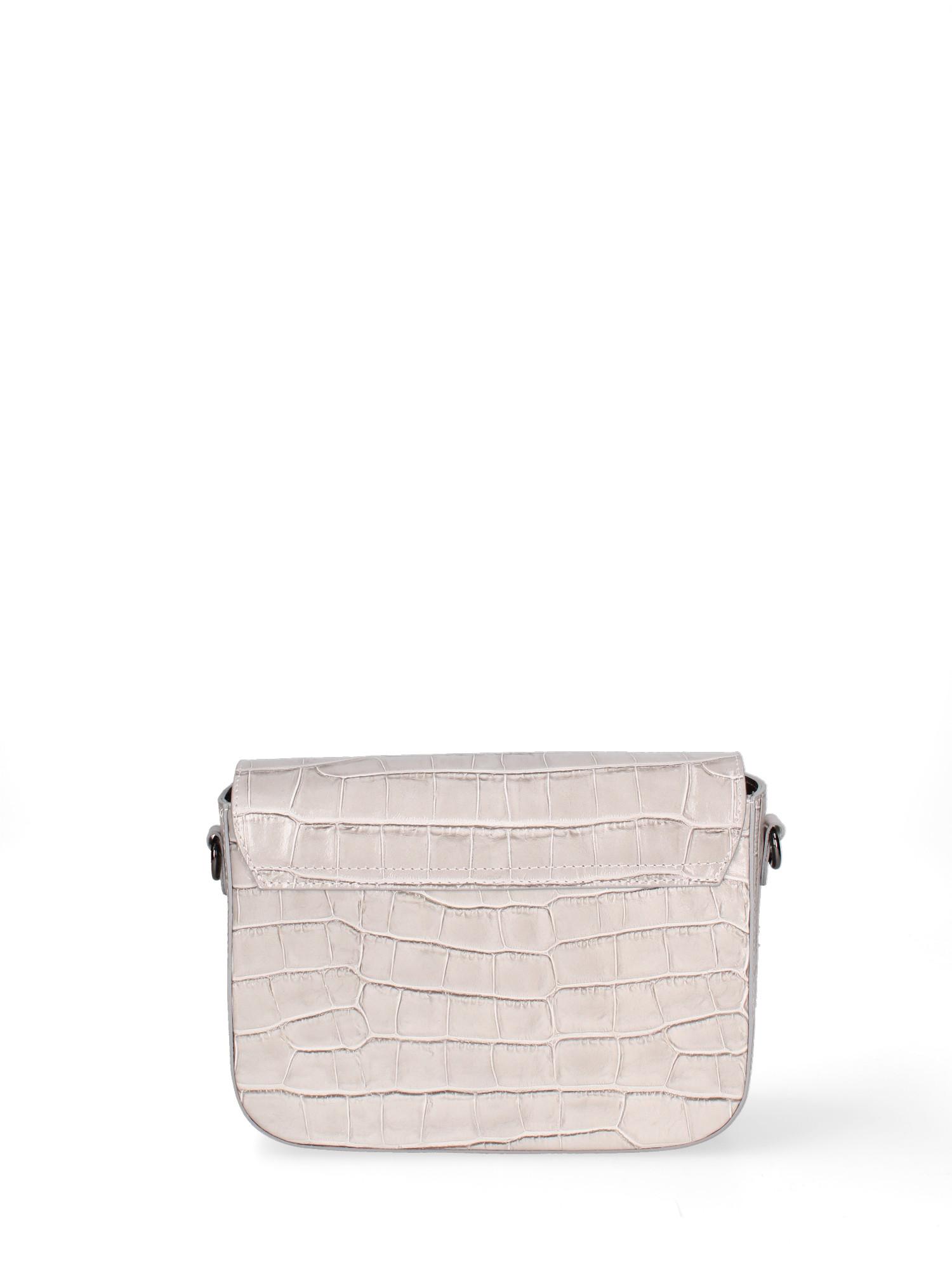 JOHN RICHMOND Borsa a tracolla con stampa coccodrillo  