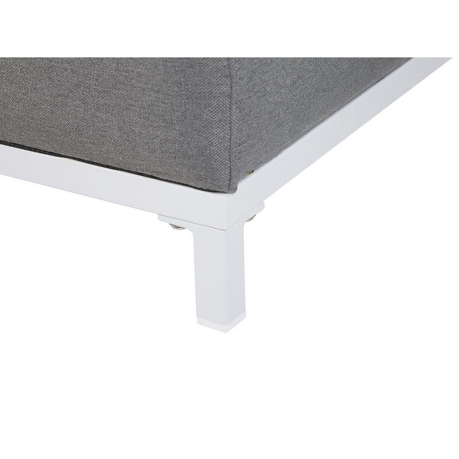 Beliani Ottomane aus Stoff Modern ROVIGO  