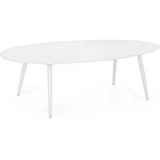 mutoni Table basse de jardin Ridley 120x75 blanc  