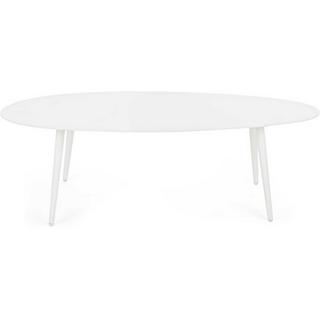 mutoni Table basse de jardin Ridley 120x75 blanc  