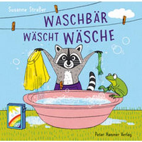 Waschbär wäscht Wäsche Straßer, Susanne Couverture rigide 