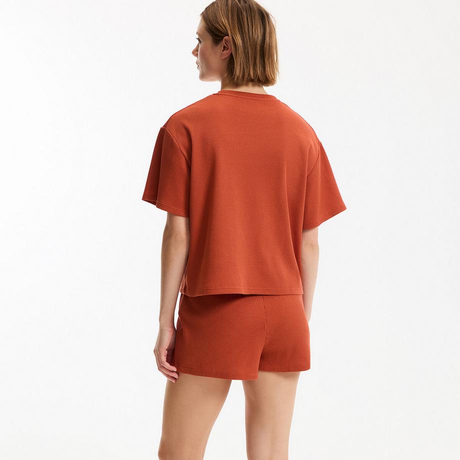La Redoute Collections Pyjashort Maille Nid d'Abeille  