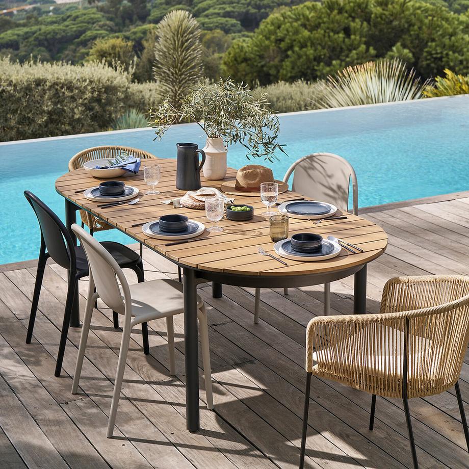 La Redoute Intérieurs Ausziehbarer Gartentisch  