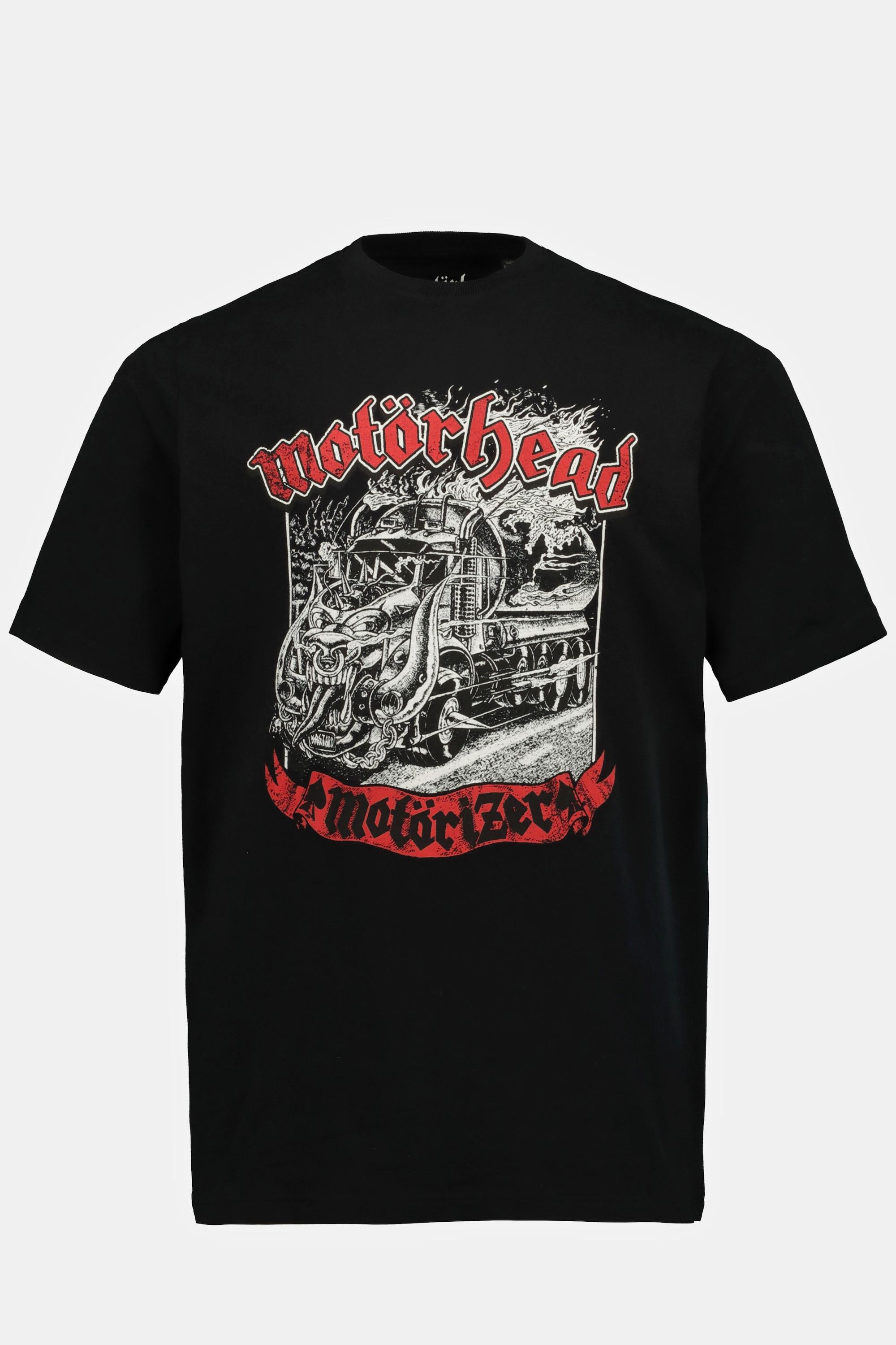 JP1880  T-shirt dedicata alla band Motörhead con mezze maniche nero 