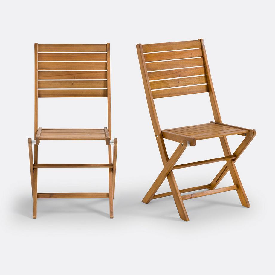 2er-Set Gartenstühle Napli