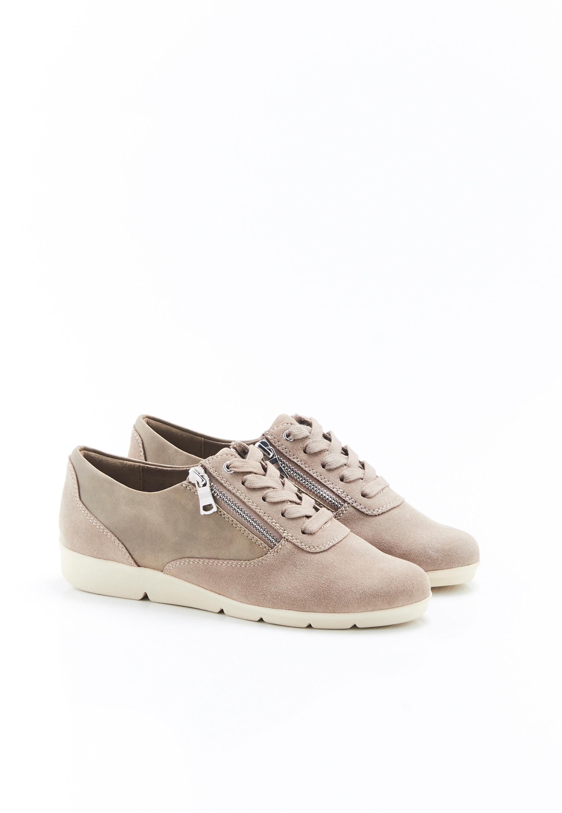 Image of Schillernde Derbys Mit Doppelreißverschluss Amortyl Unisex Braun 38