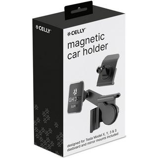 Celly  Supporto cellulare magnetico per schermo Tesla Model X, Y, 3, S + cruscotto 