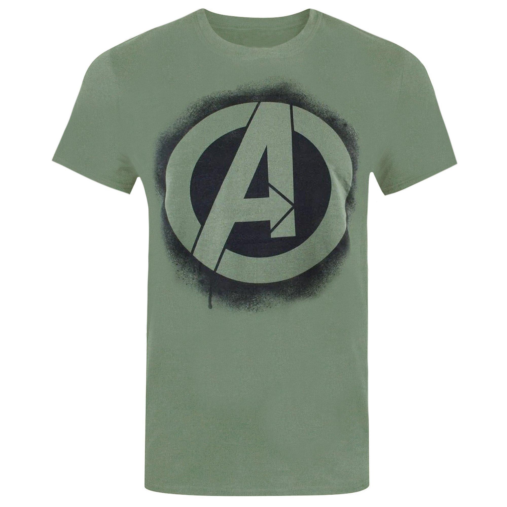 Image of Tshirt Logo Herren Militärgrün S