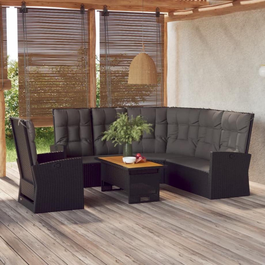 VidaXL Garten lounge set poly-rattan  
