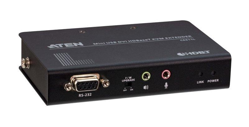 ATEN  Mini USB DVI HDBaseT™ KVM Extender (1920 x 1200 bei 100 m) 