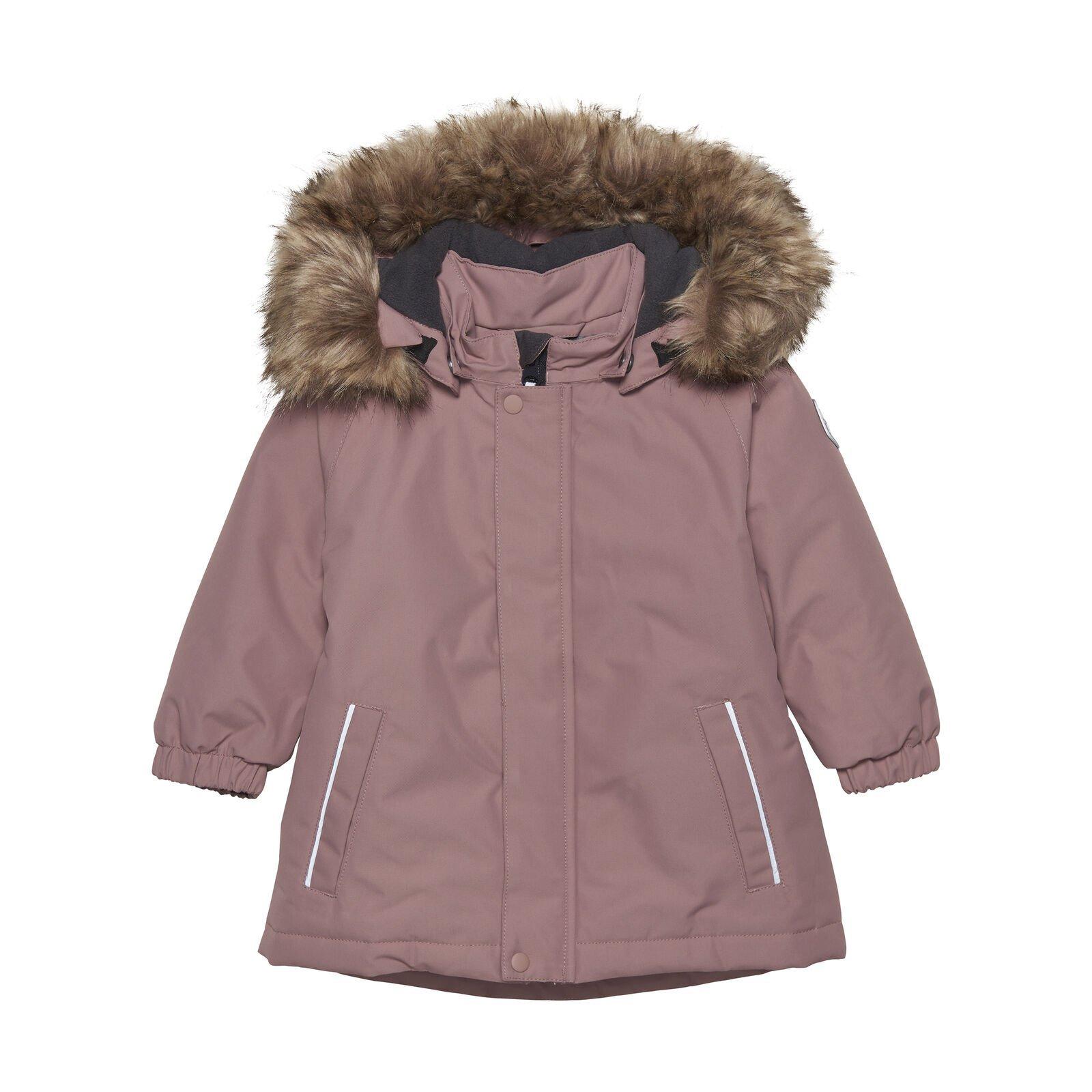 Image of Kleinkinder Winterjacke Fake Fur Burlwood Mädchen Rosa 86