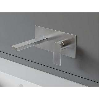 SHOWER DESIGN Rubinetto miscelatore meccanico da incasso quadrato Nichel spazzolato - VISTULA  