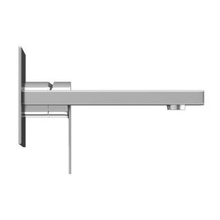 SHOWER DESIGN Rubinetto miscelatore meccanico da incasso quadrato Nichel spazzolato - VISTULA  