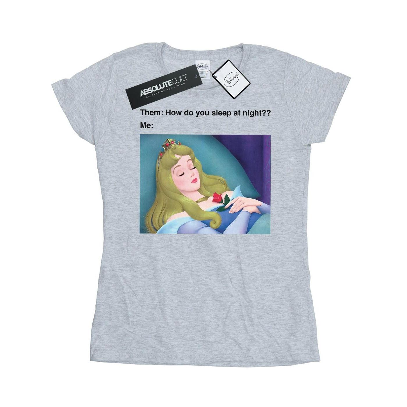 Image of Sleeping Beauty Meme Tshirt Damen Grau S