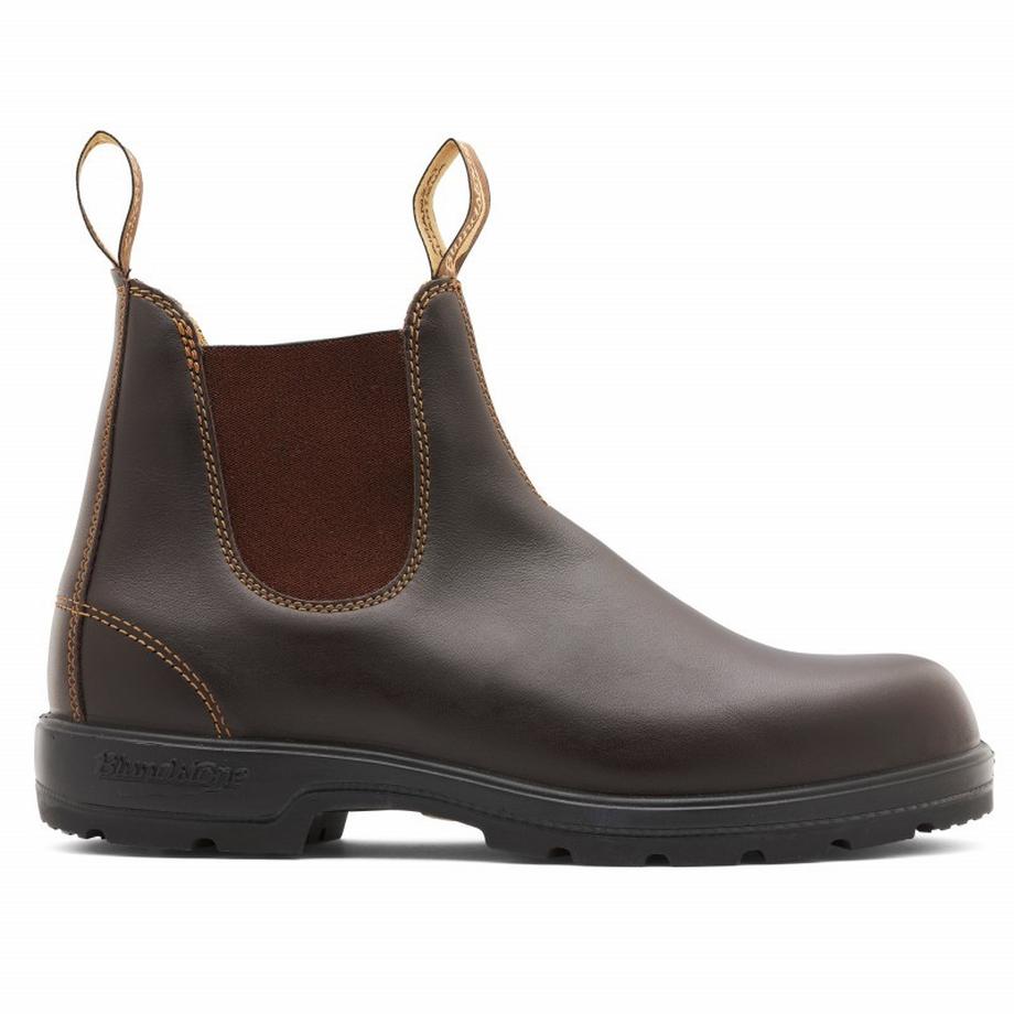 bottes classic chelsea boots 550 walnut brown