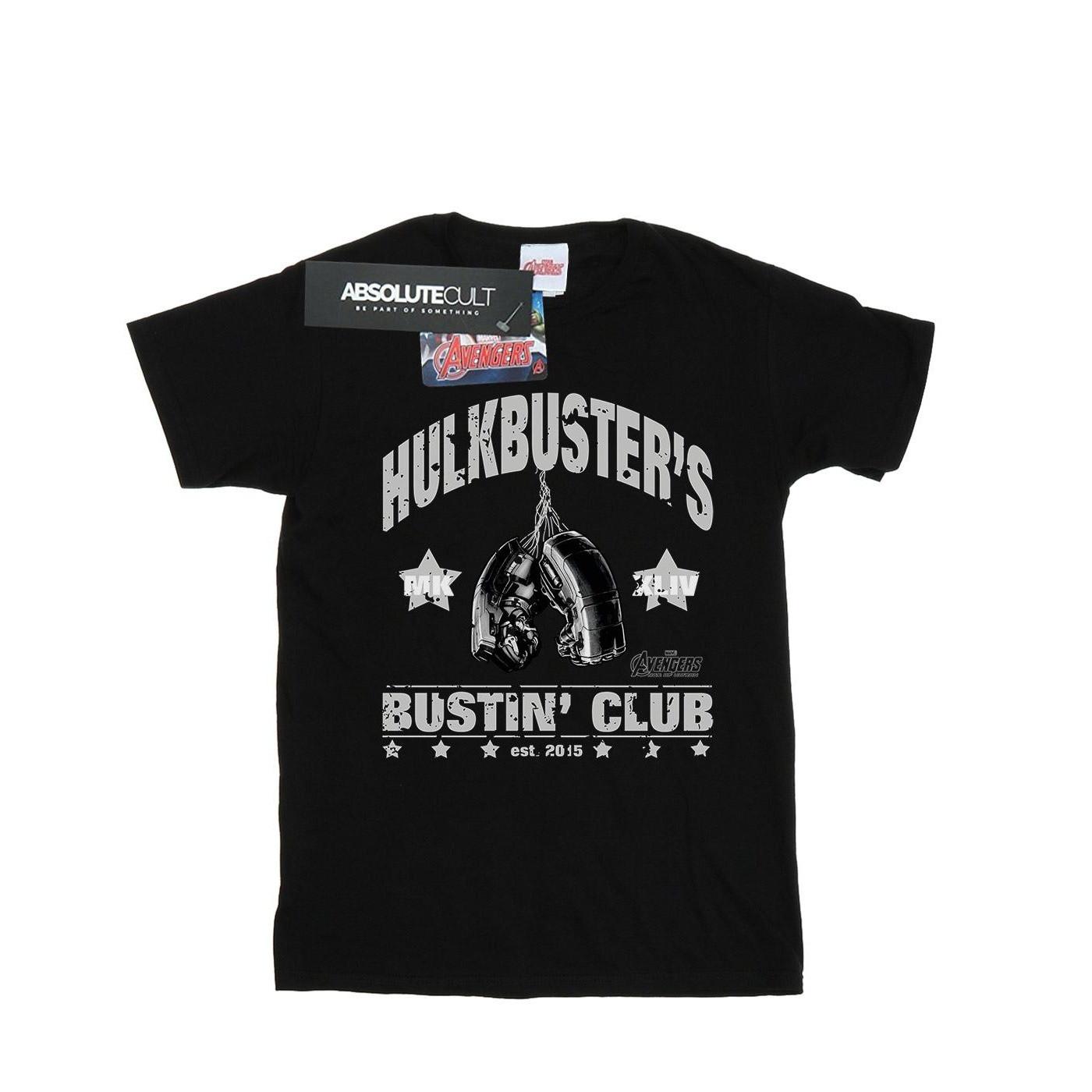 Image of Iron Man Hulkbuster's Bustin' Club Tshirt Damen Schwarz XXL