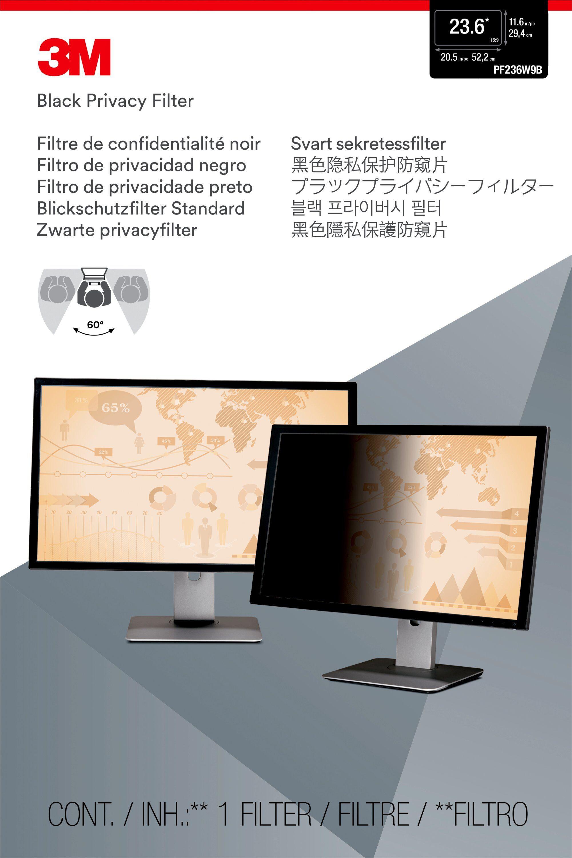 3M  Filtro Privacy per monitor widescreen da 23,6” 