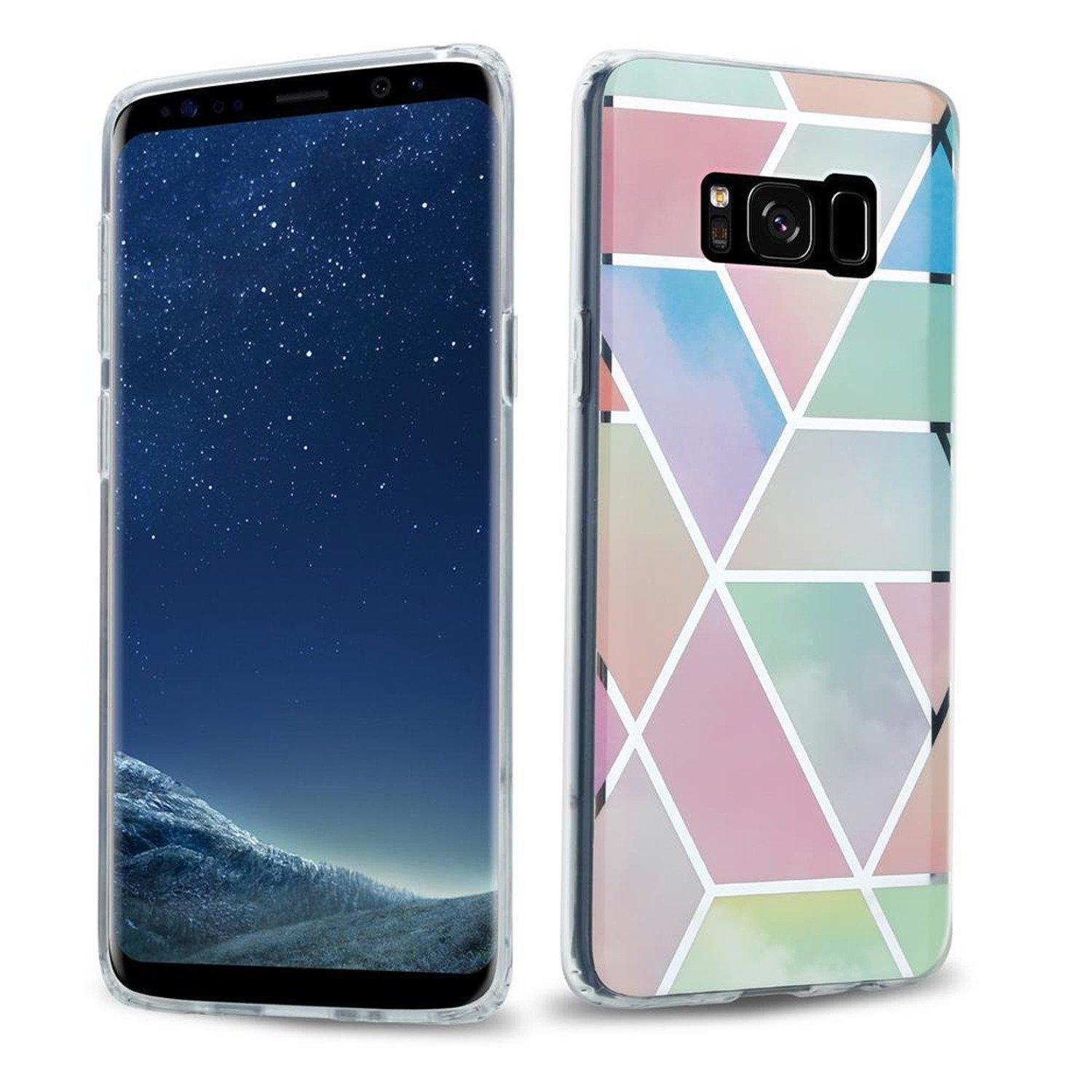 Image of Hülle für Samsung Galaxy S8 aus TPU Silikon mit Muster Mosaik