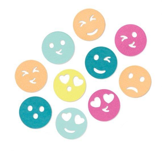 We R Memory Keepers  Motivstanzer Emoji (2.5cm, 2 Stück) 