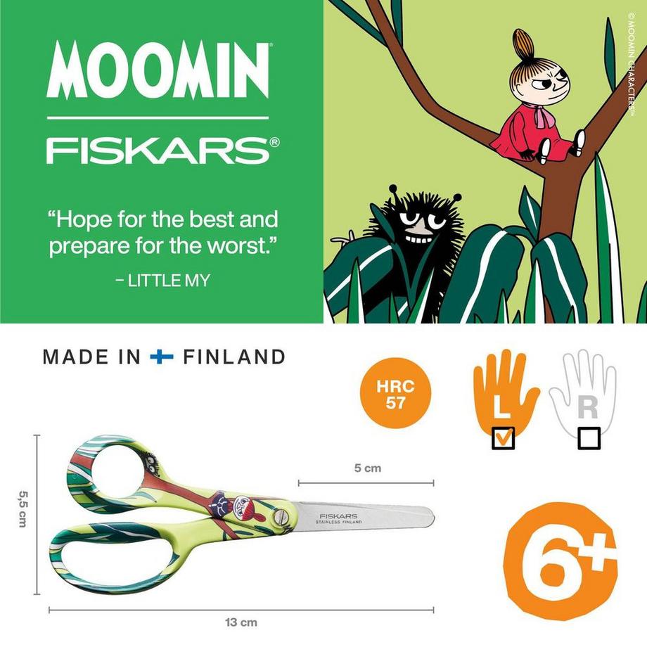 Fiskars Kinderschere Moomin Little My Links  