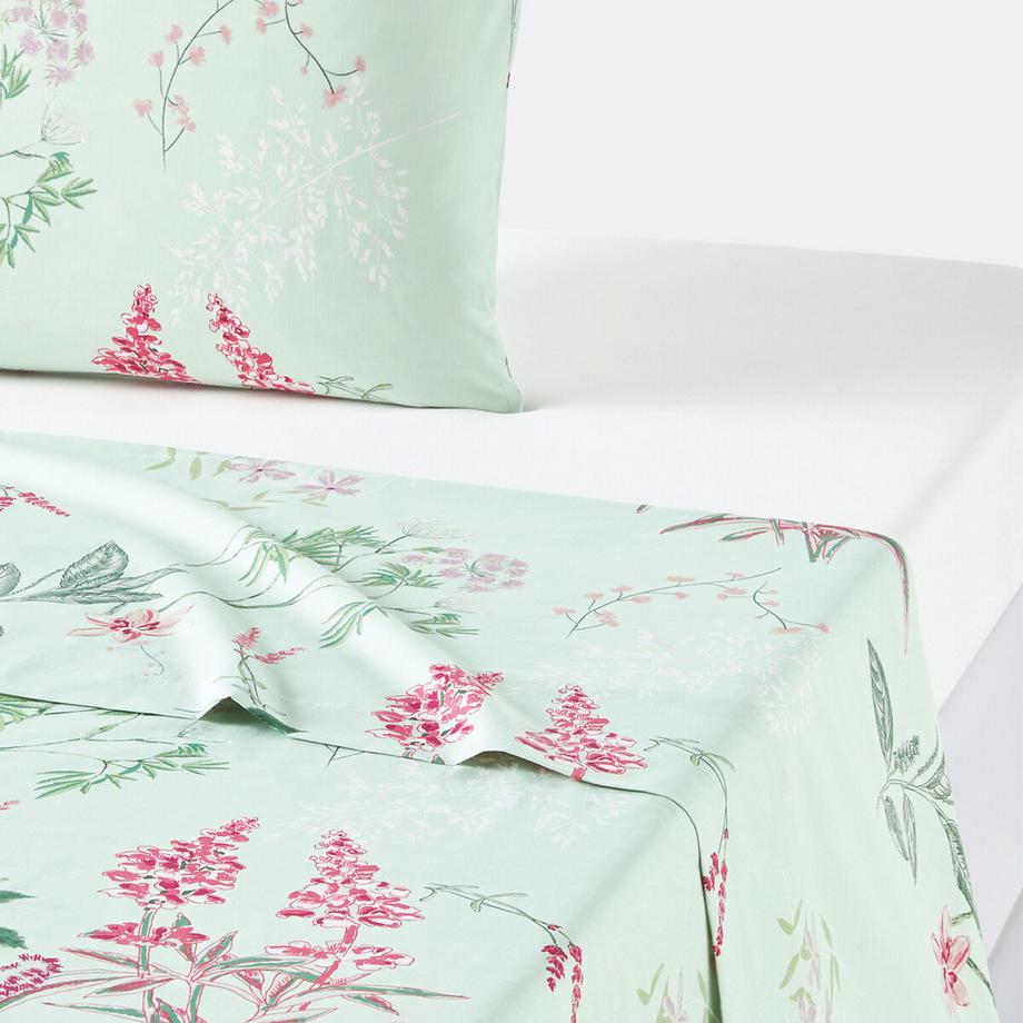 Drap plat percale de coton