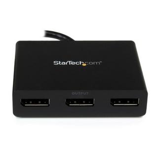 STARTECH.COM  StarTech.com Hub MST DisplayPort a 3 Porte - Adattatore Multi-Monitor DP 1.2 - Sdoppiatore\Splitter Video DisplayPort 4K 30Hz o 1080p 60Hz per triplo Monitor - Solo Windows 