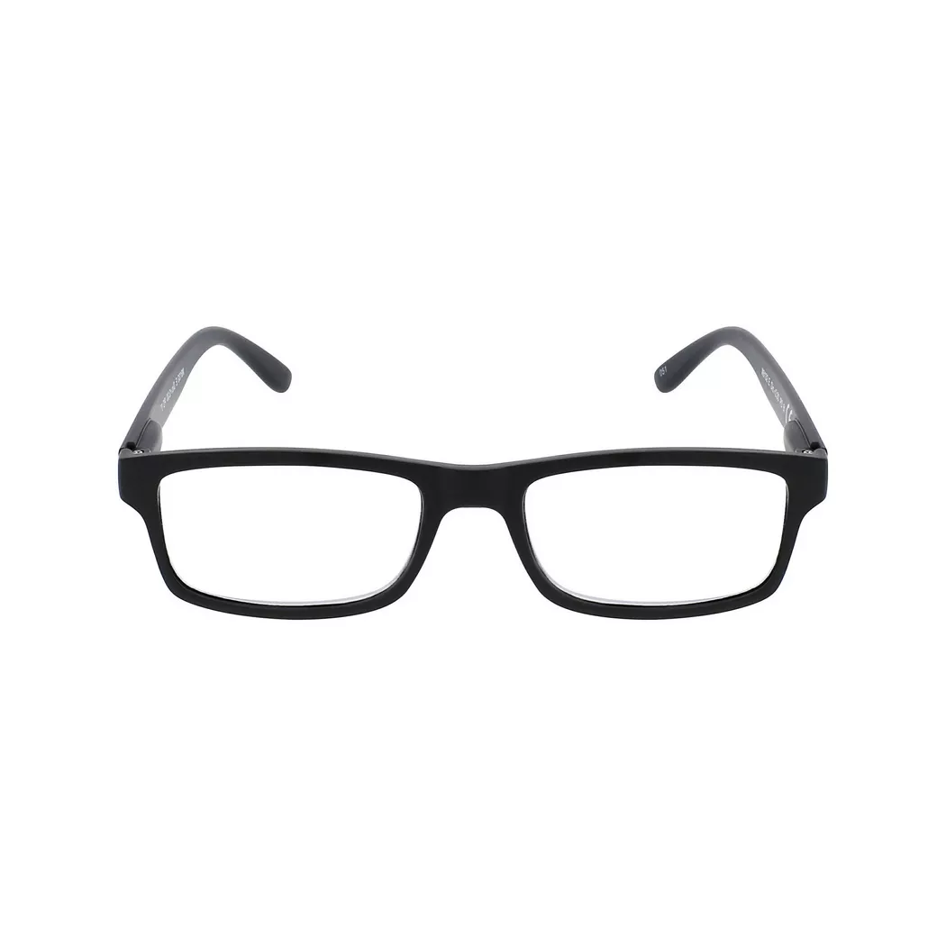 Smarty - Lesebrille mit Etui, für Herren, Schwarz, Größe ONESIZE