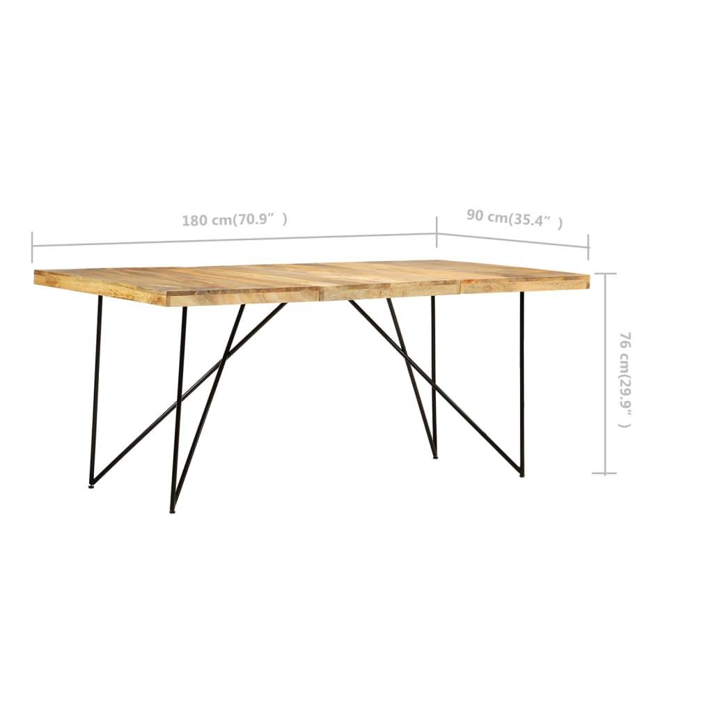 VidaXL Table de salle à manger bois  