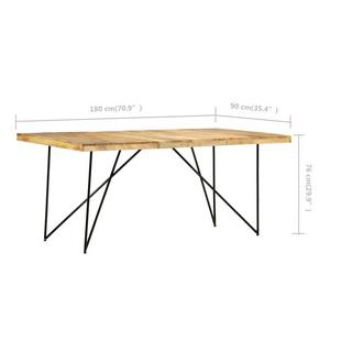 VidaXL Table de salle à manger bois  