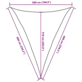 VidaXL Voile solaire  