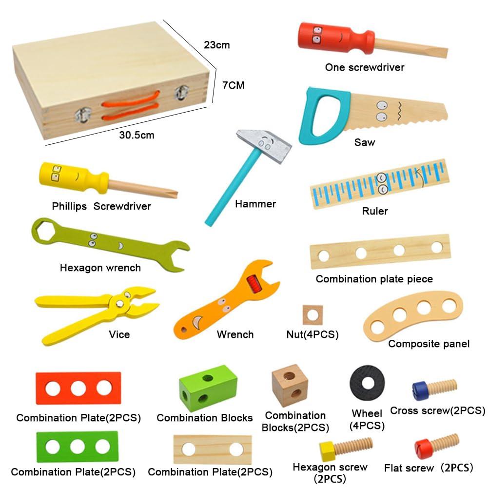 Activity-board  Mallette pour outils de bricolage outils en bois 