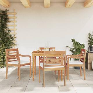 VidaXL set da pranzo da giardino Teak riciclato  